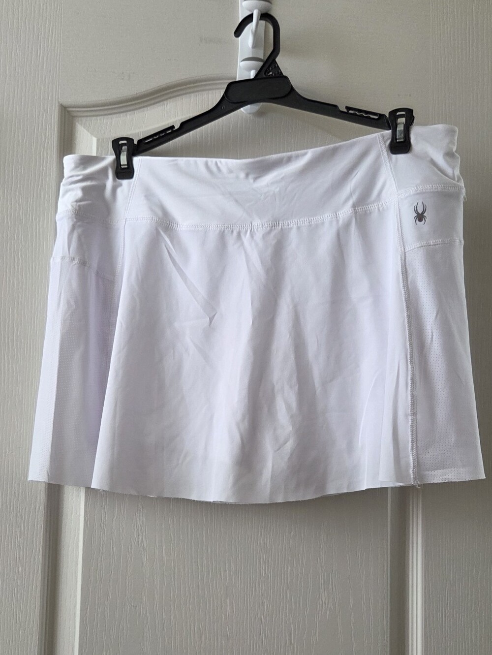Spyder White Athletic Skirt - Built In Shorts Women's Performance Tennis Skirt